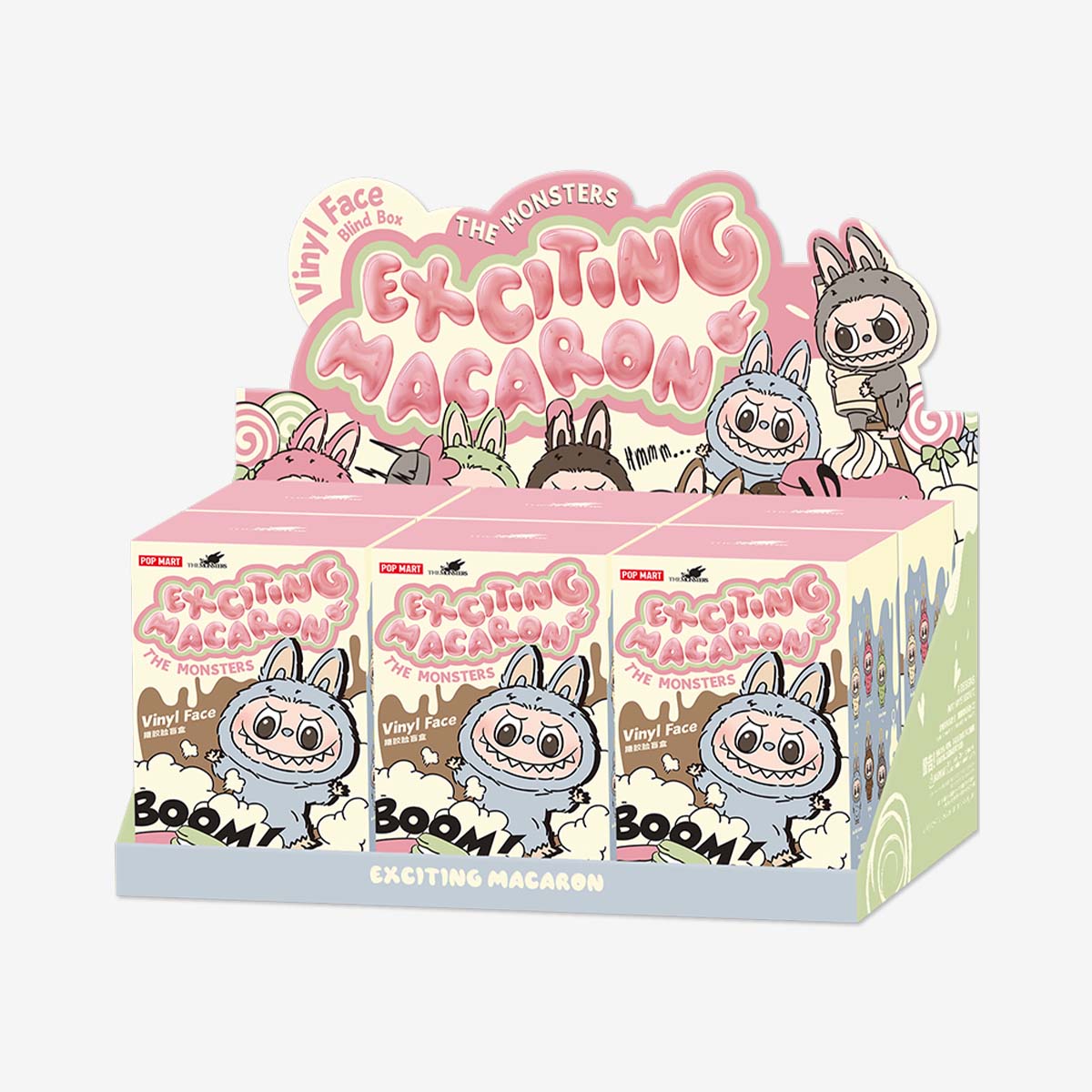 THE MONSTERS LABUBU - Exciting Macaron Series Plush Pendant Blind Box
